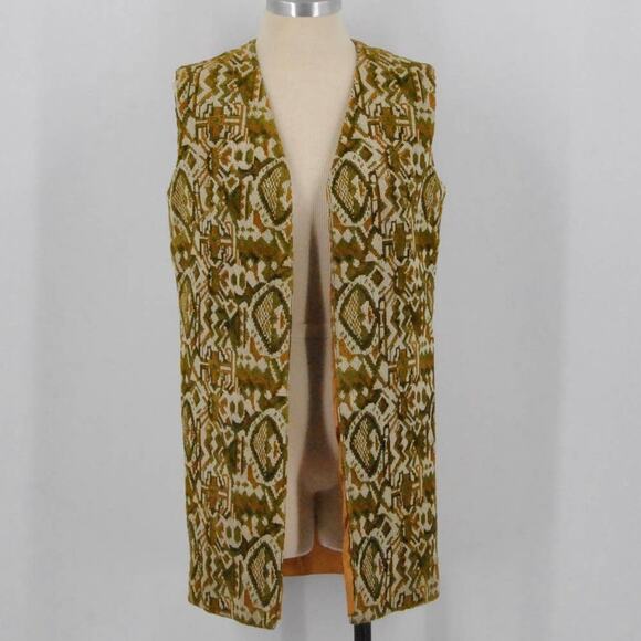 Vintage Homemade Tapestry Vest - Picture 1 of 5